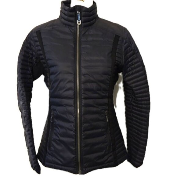 KUHL SPYFIRE WOMEN'S DOWN JACKET RAVEN (BLACK) SMALL RIPSTOP ABRASION RESISTANT - Picture 6 of 16